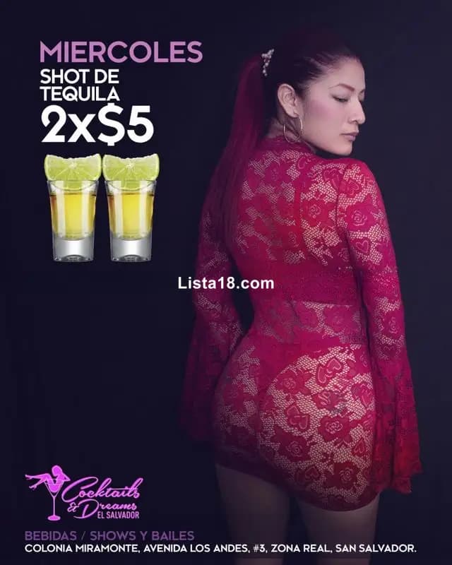 CHICAS Y PROMOS EN COCKTAILS & DREAMS! Escribenos al 6002-1904 (San Salvador) - 2